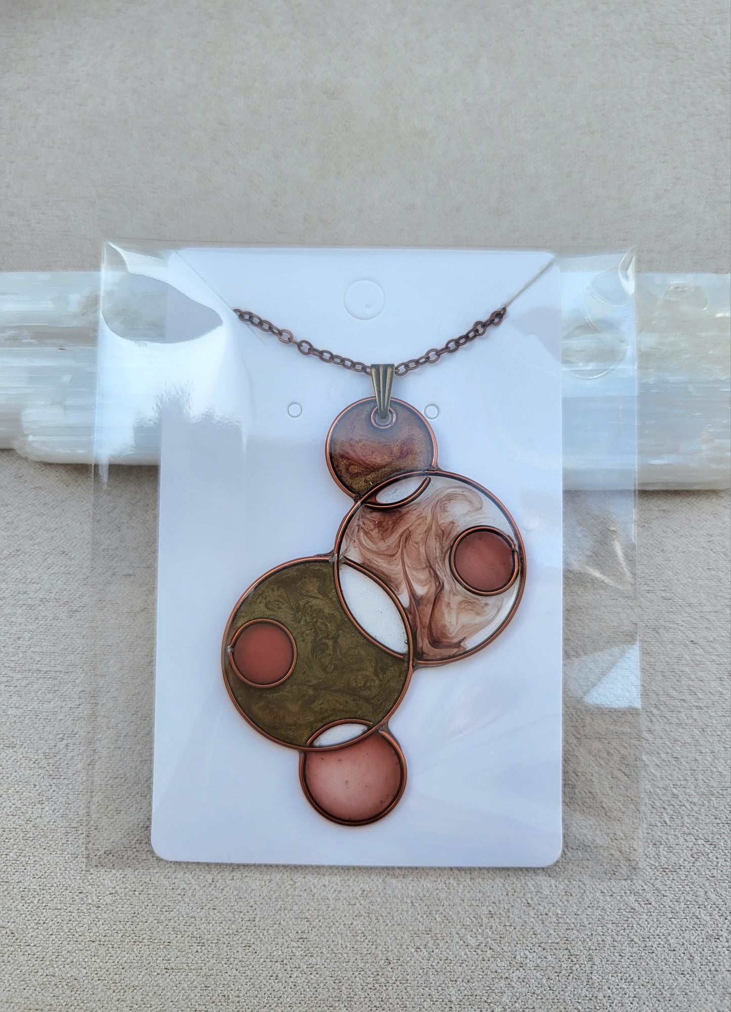 Earthly Circles Necklace.