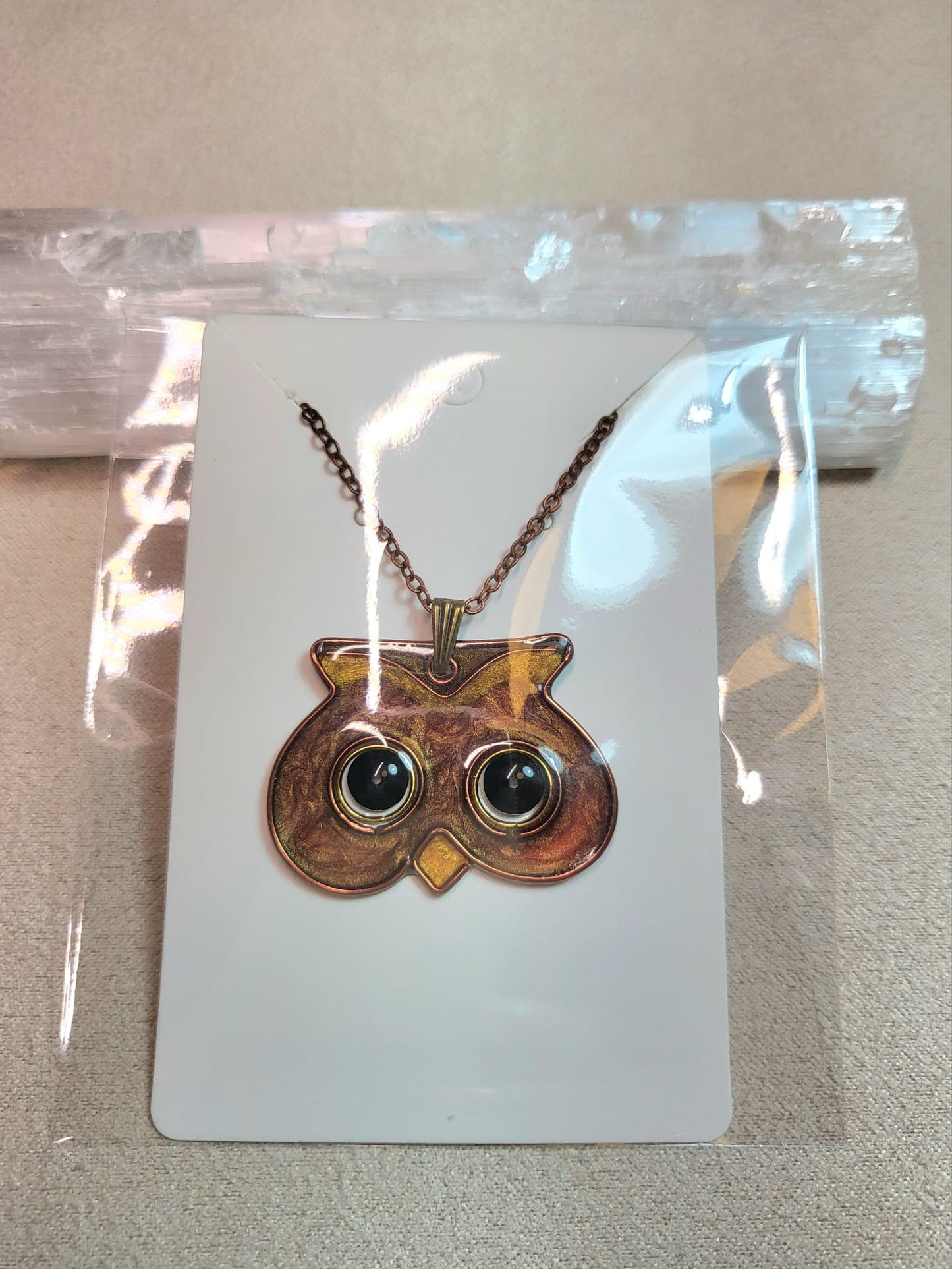 OWL necklace.
