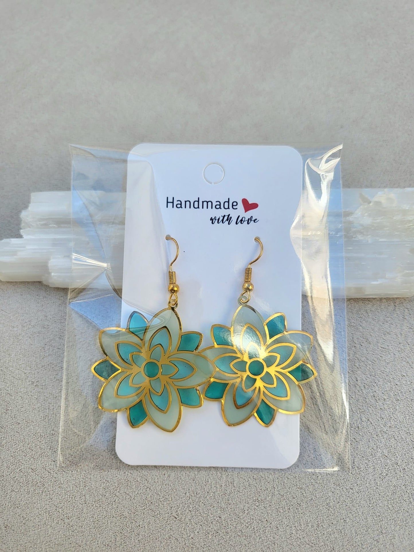 MANDALA HARMONY FLOWER earrings.