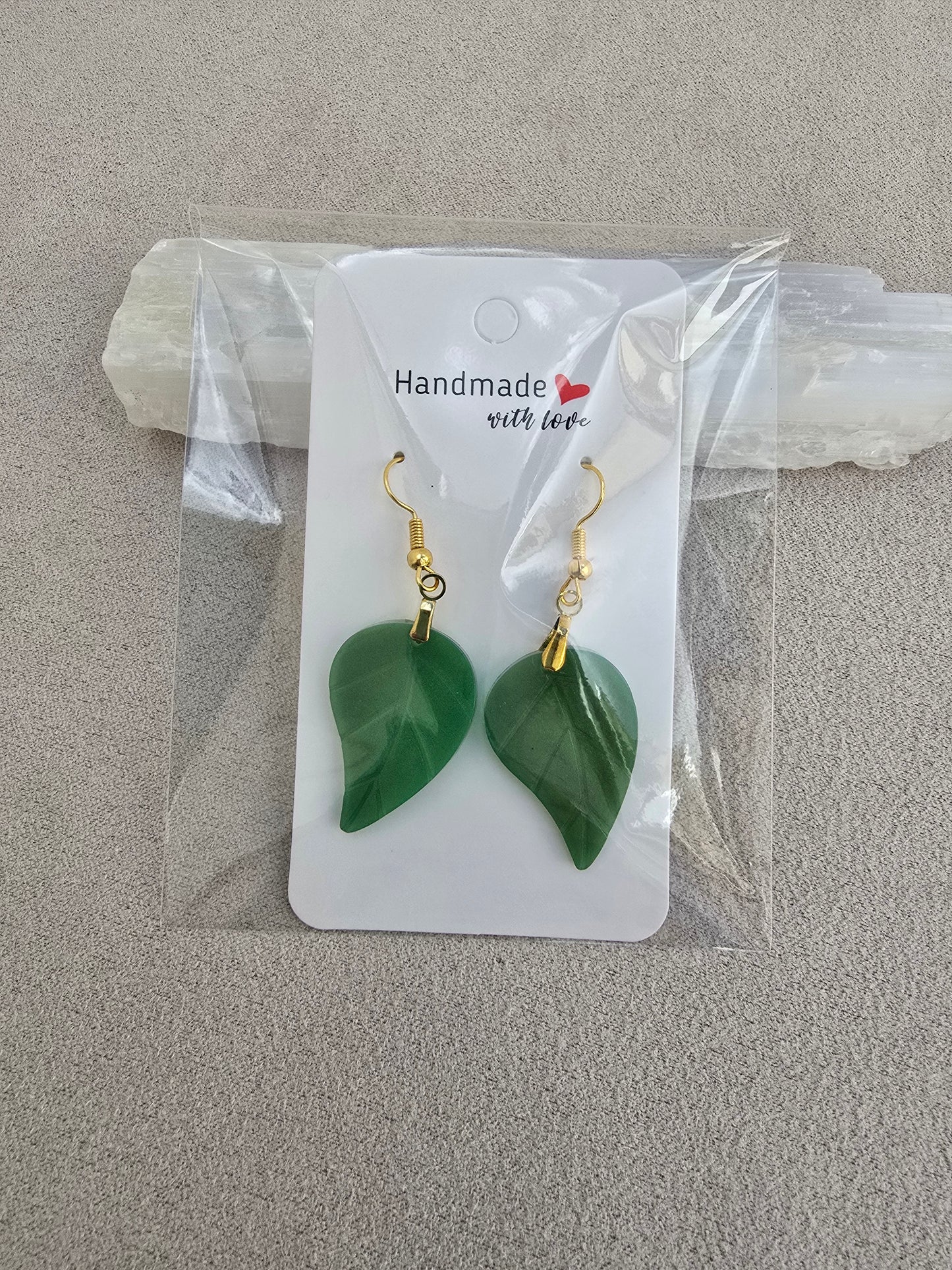 LEAF earrings.