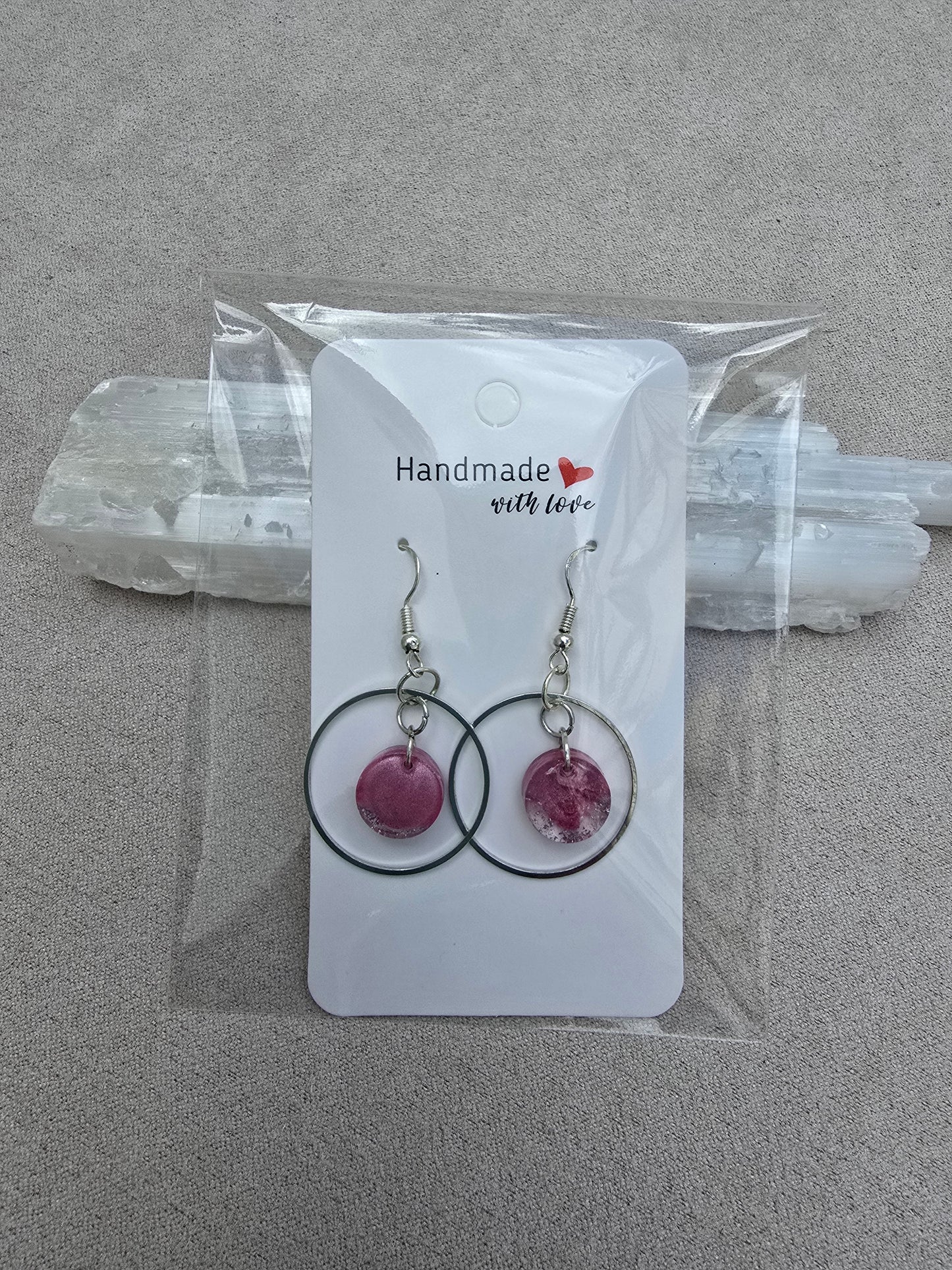 CHILL ROSE earrings.