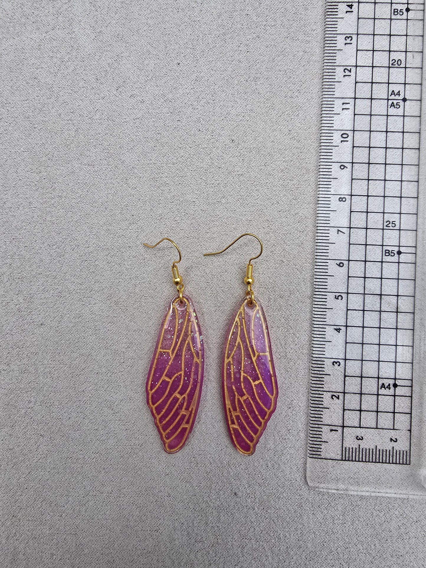 PINK FAIRY earrings.