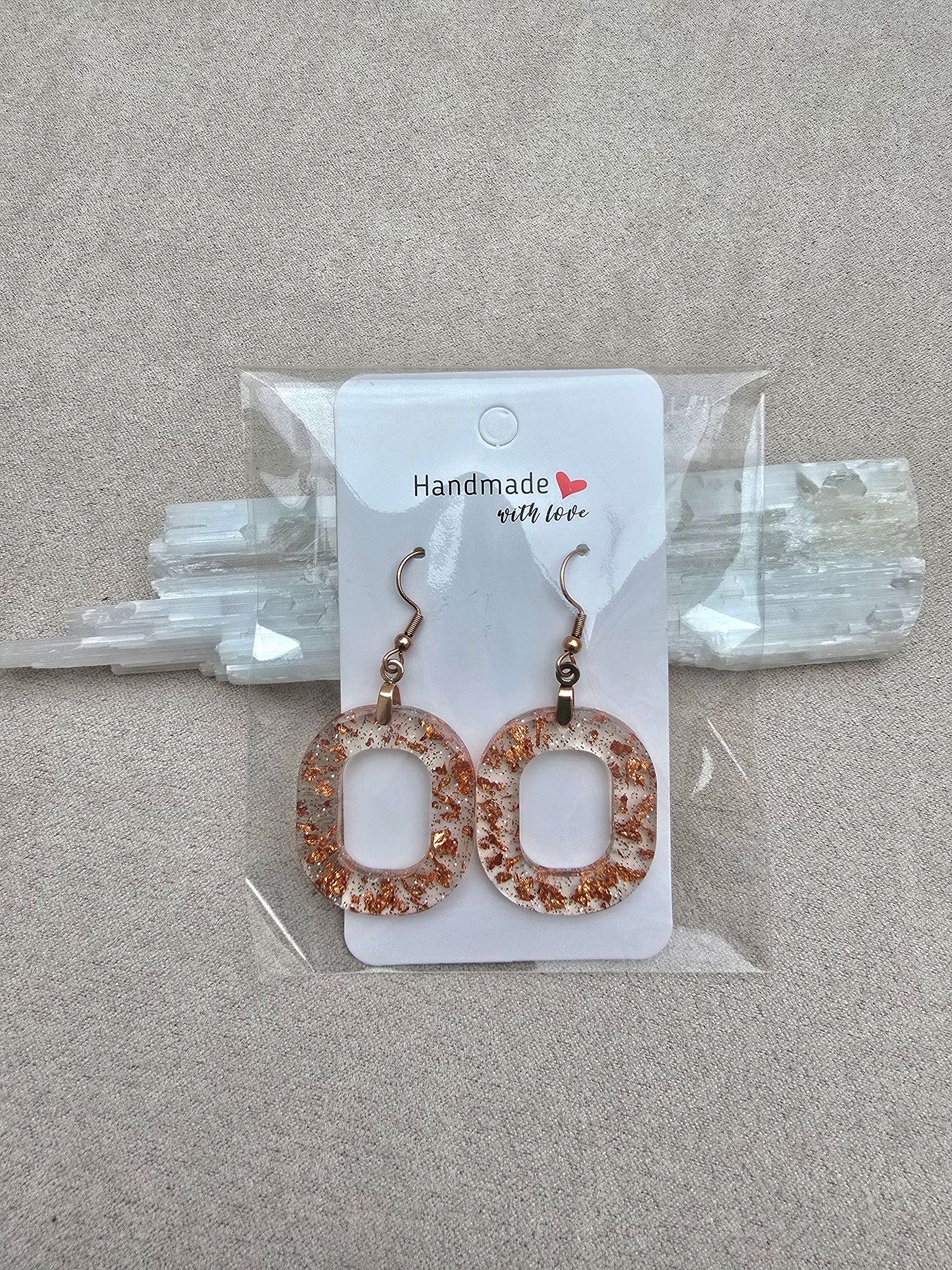 ZERO ROSE GOLD earrings.