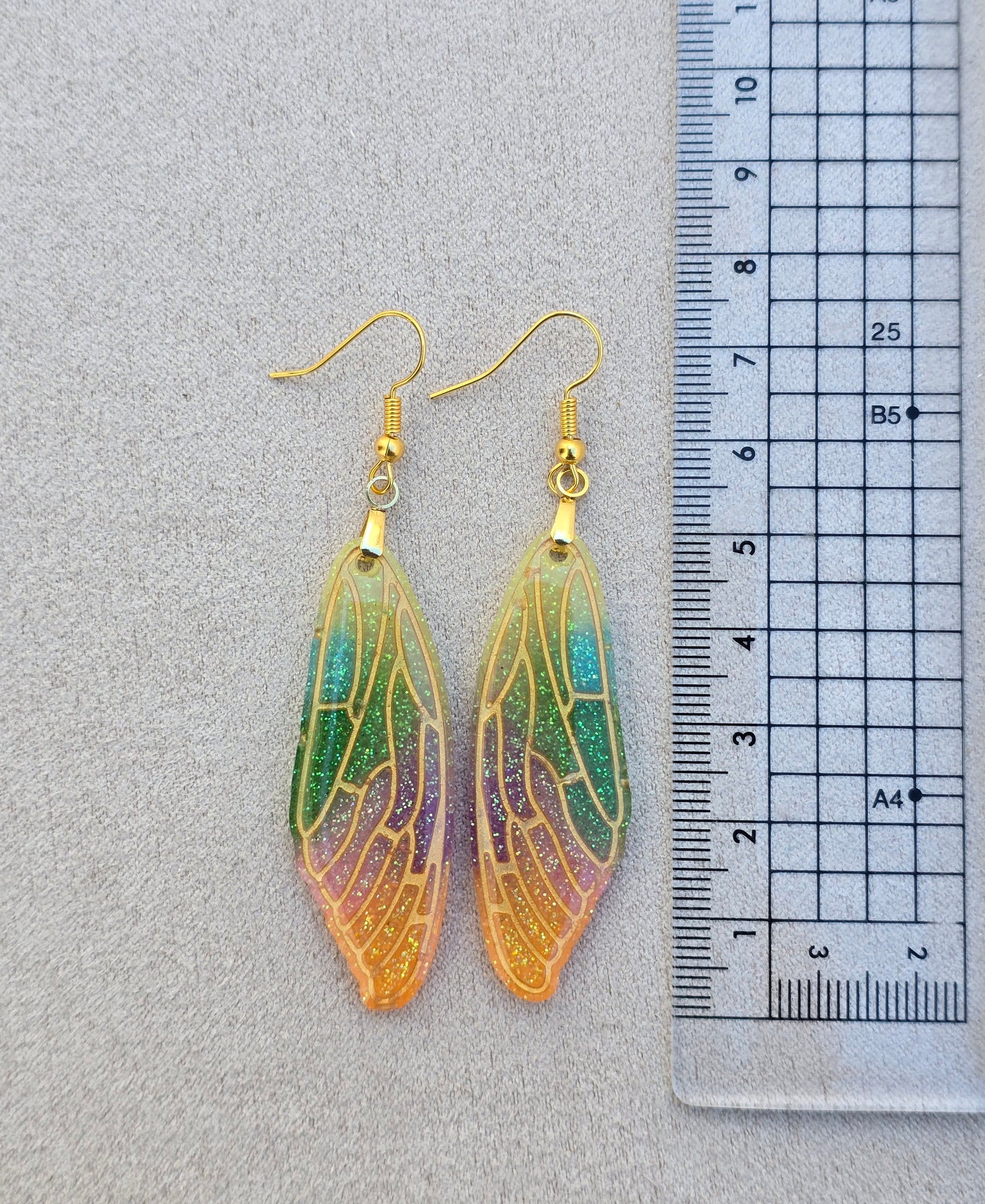 Rainbow Fairy Earrings (live)