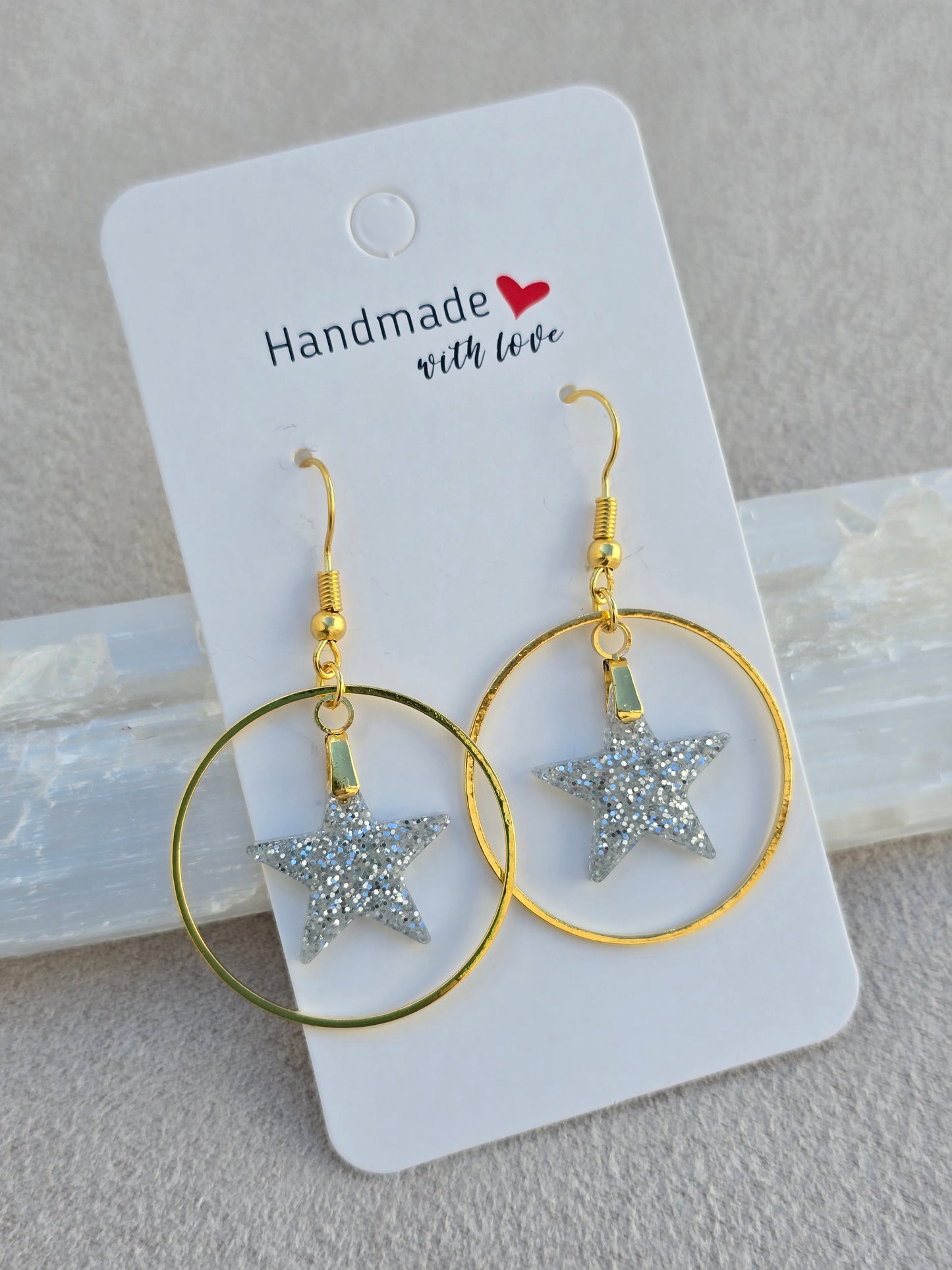 Pendientes ESTRELLAS PLATIDORADAS (live)