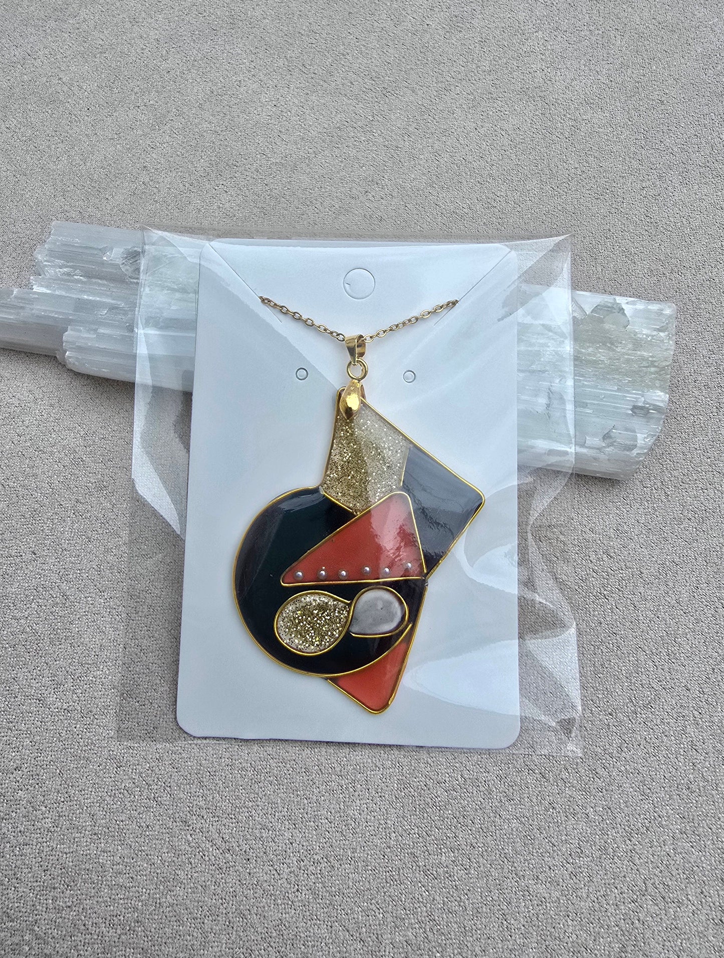 ABSTRACT INFINITE necklace.