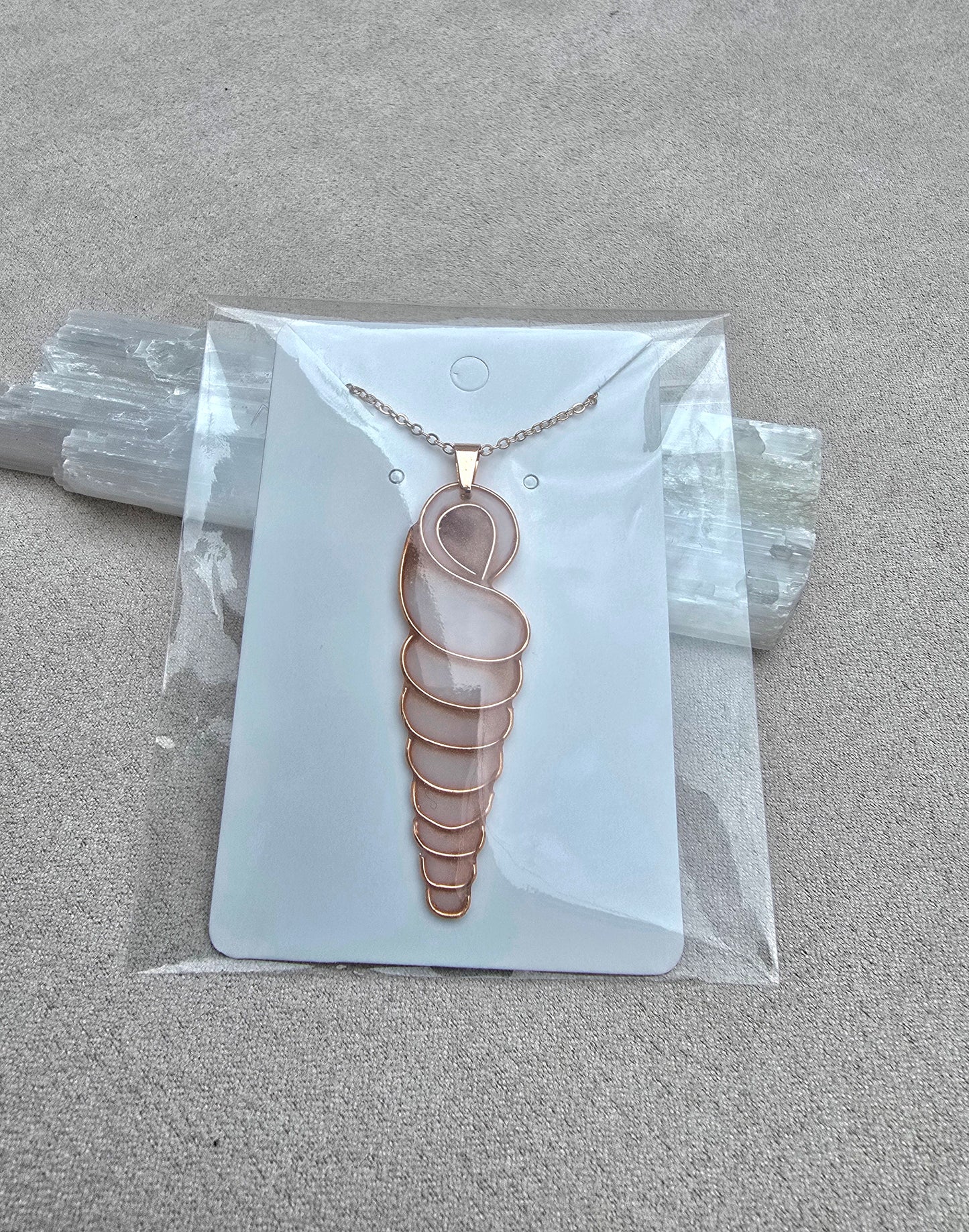 SNAIL necklace.