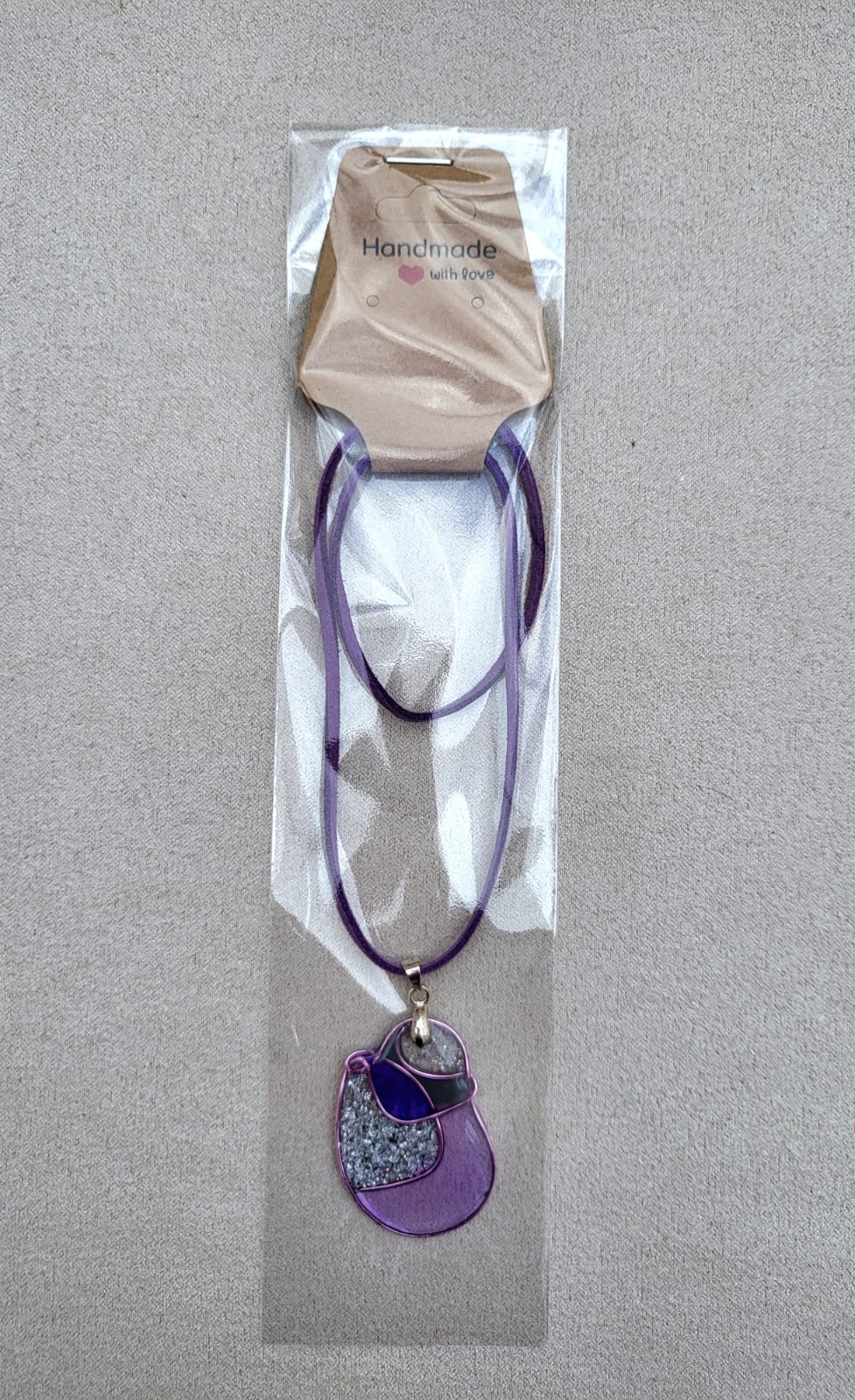 PURPLE PICASO necklace.