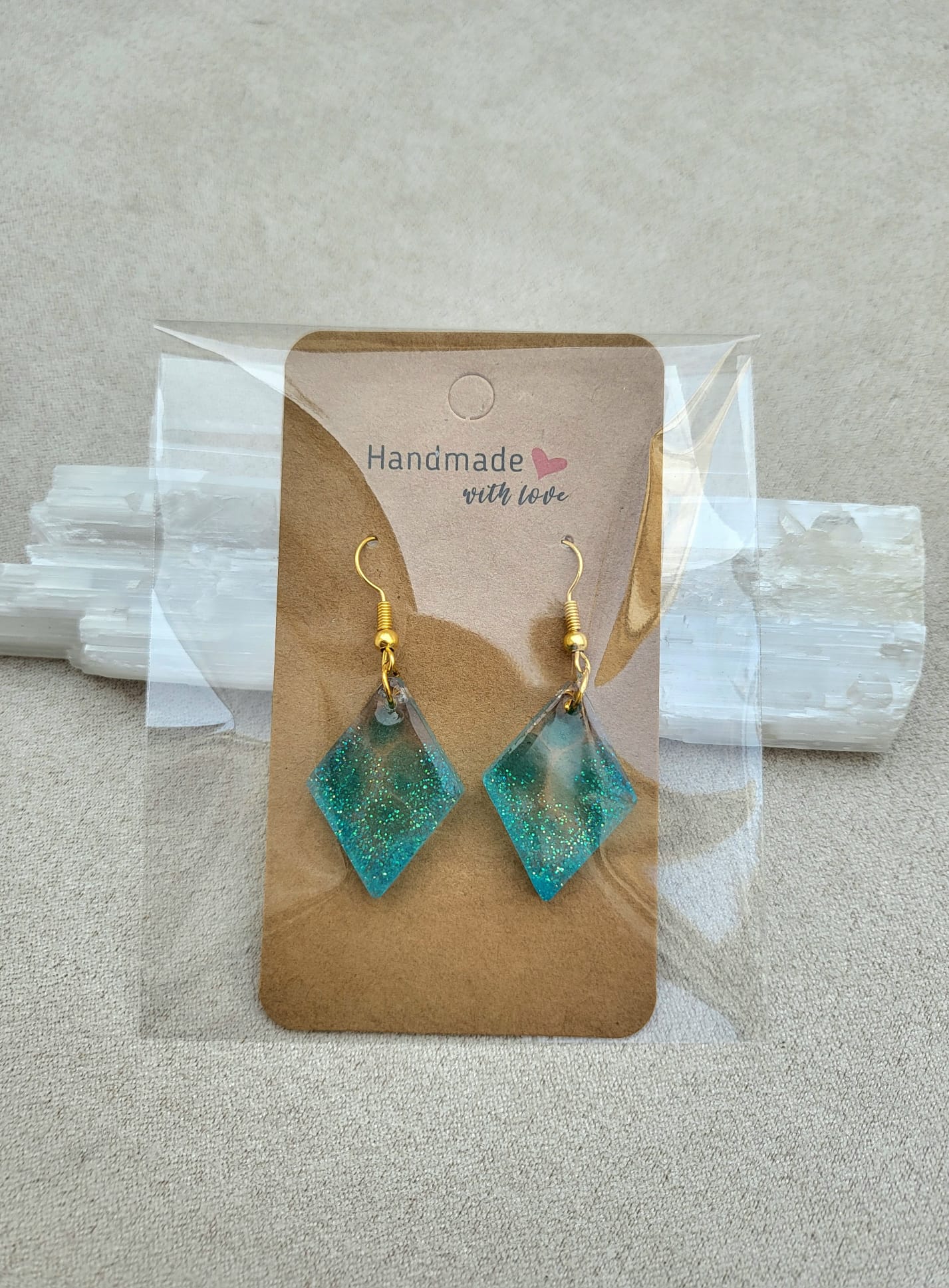 DROPS AQUAMARINE earrings.