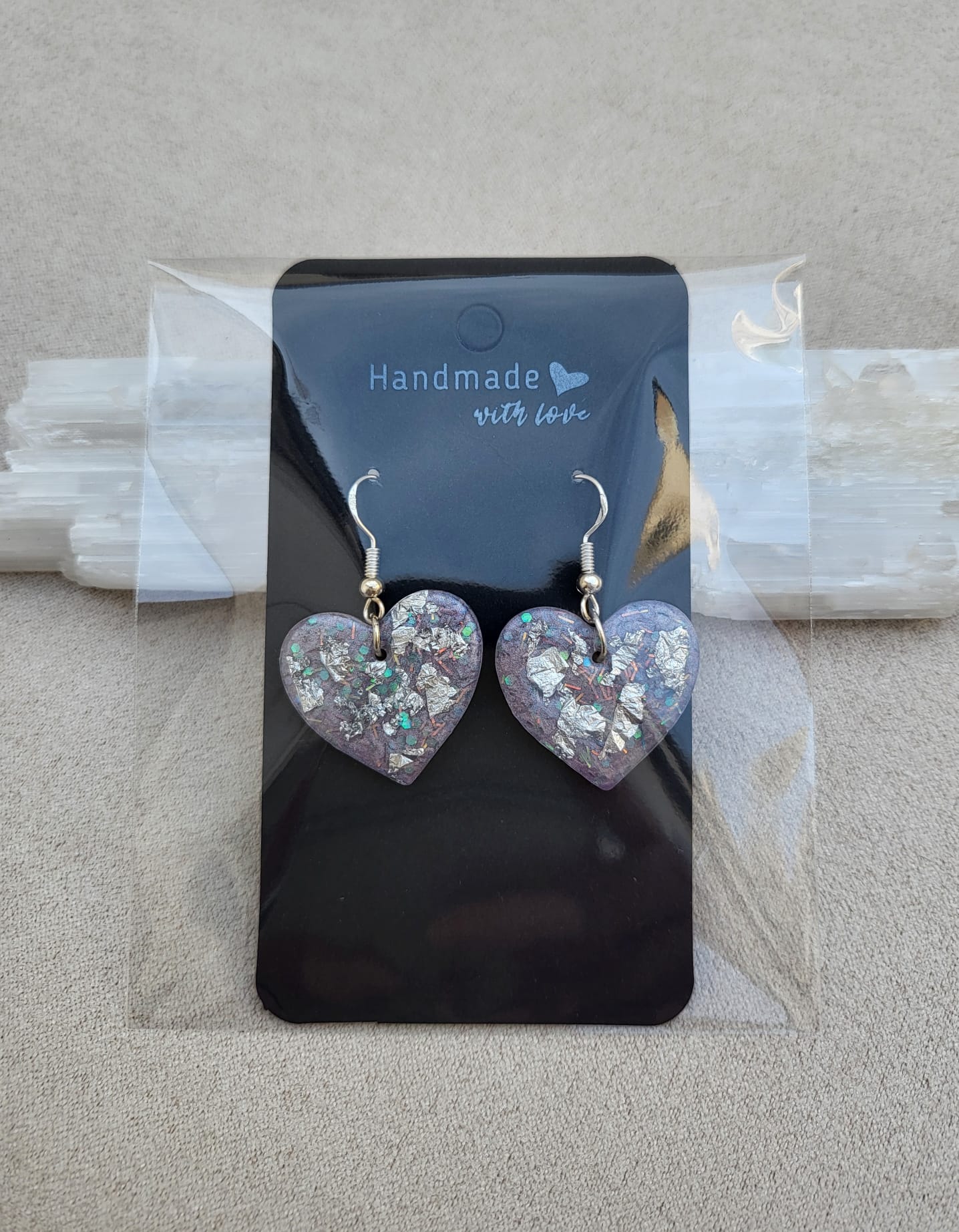 LILAC MODERN HEART Earrings