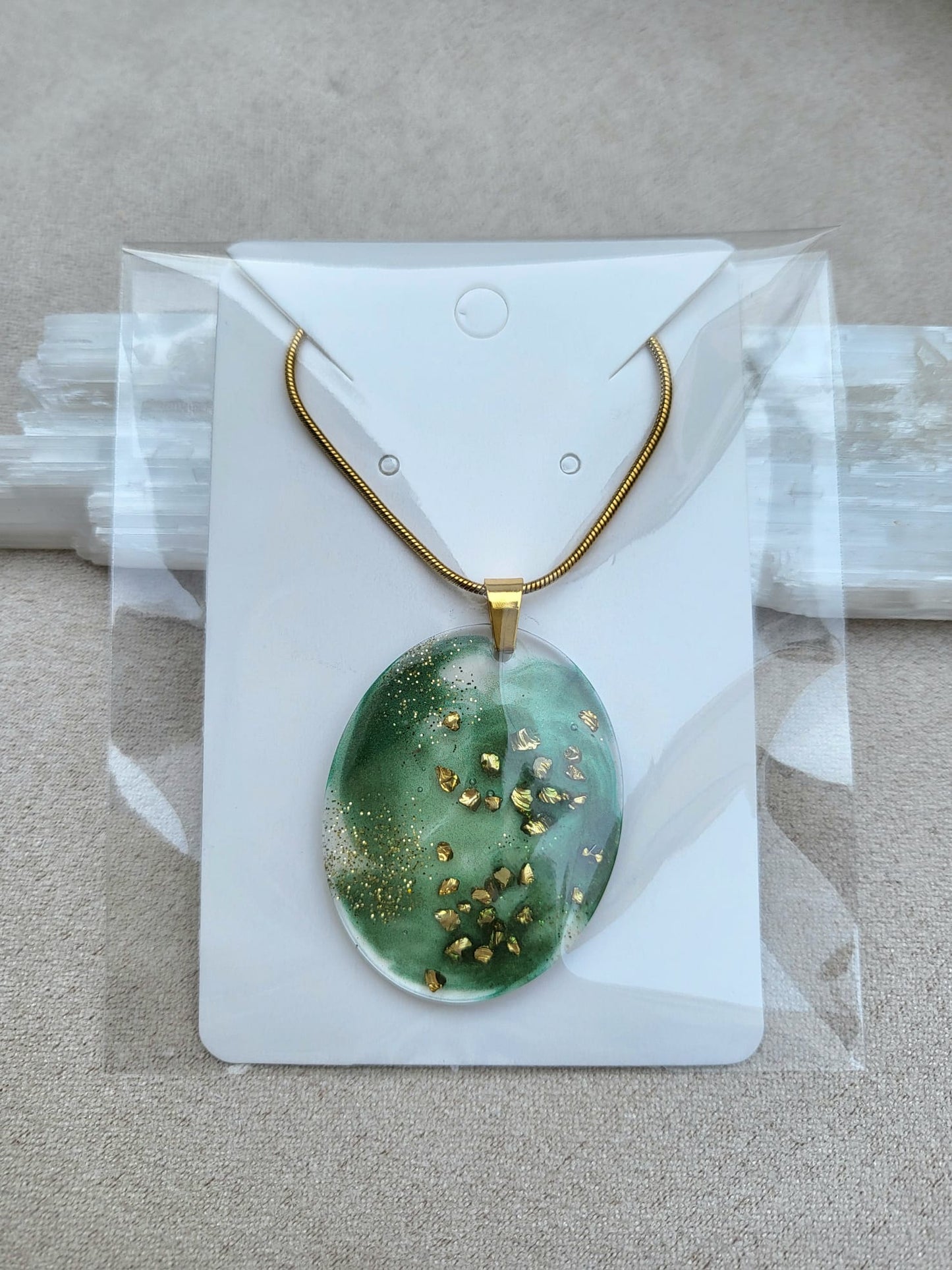 TREASURE IN THE FOREST necklace.