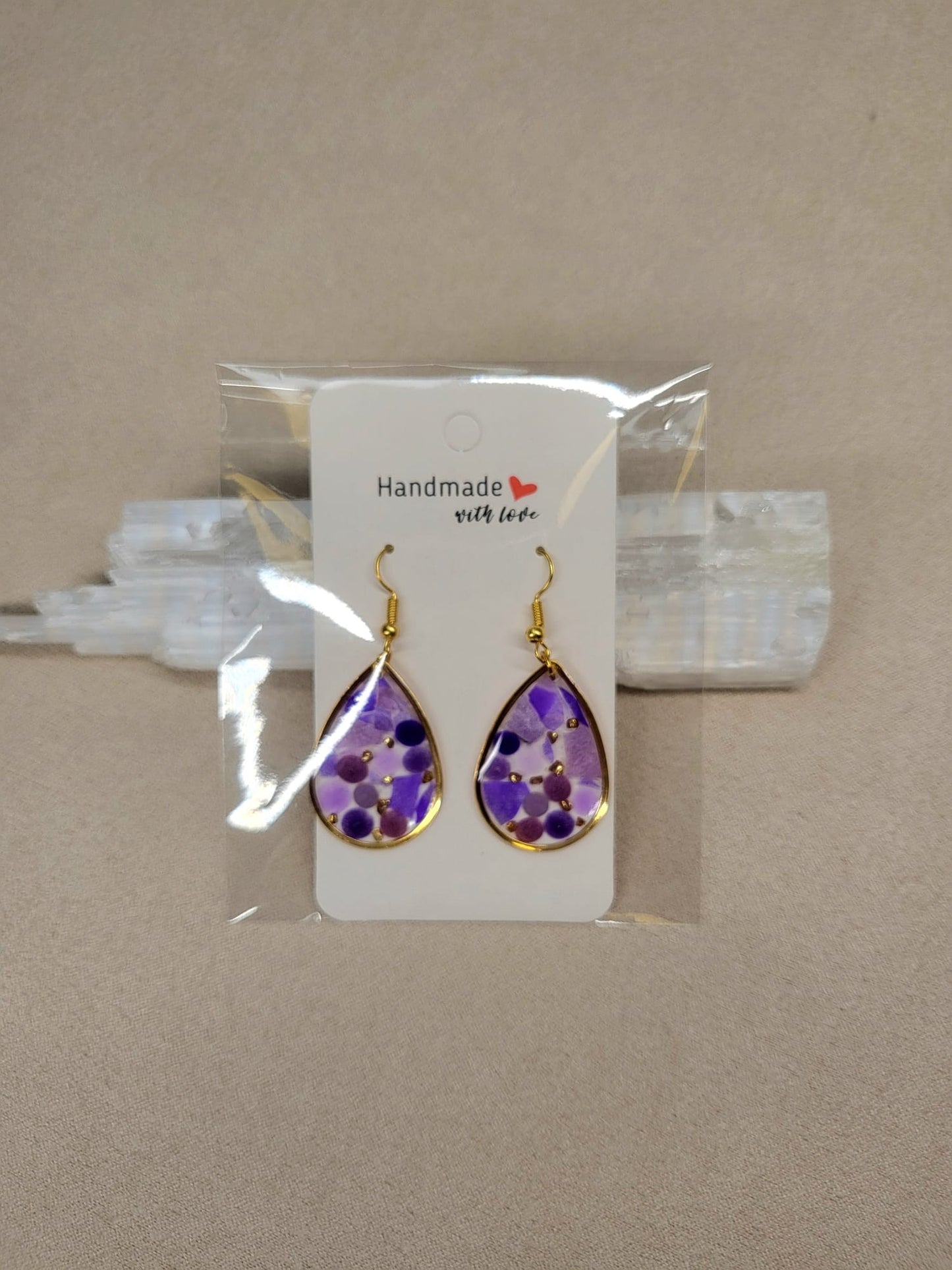 MOSAIC DROP earrings.