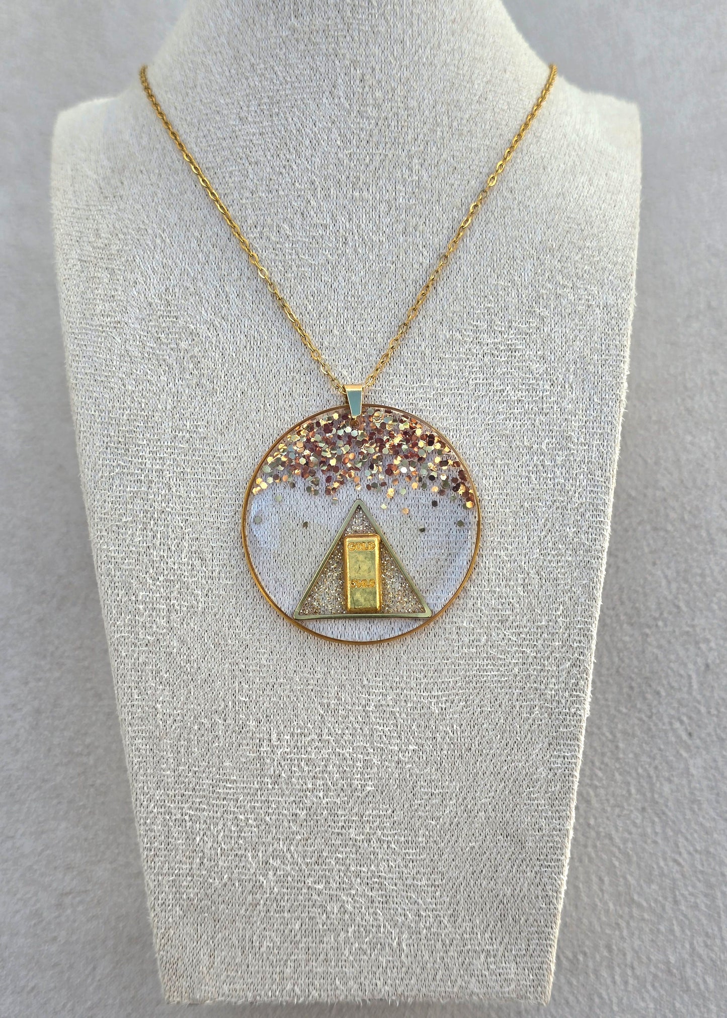 Collar PIRÁMIDE CONEXIÓN DIVINA