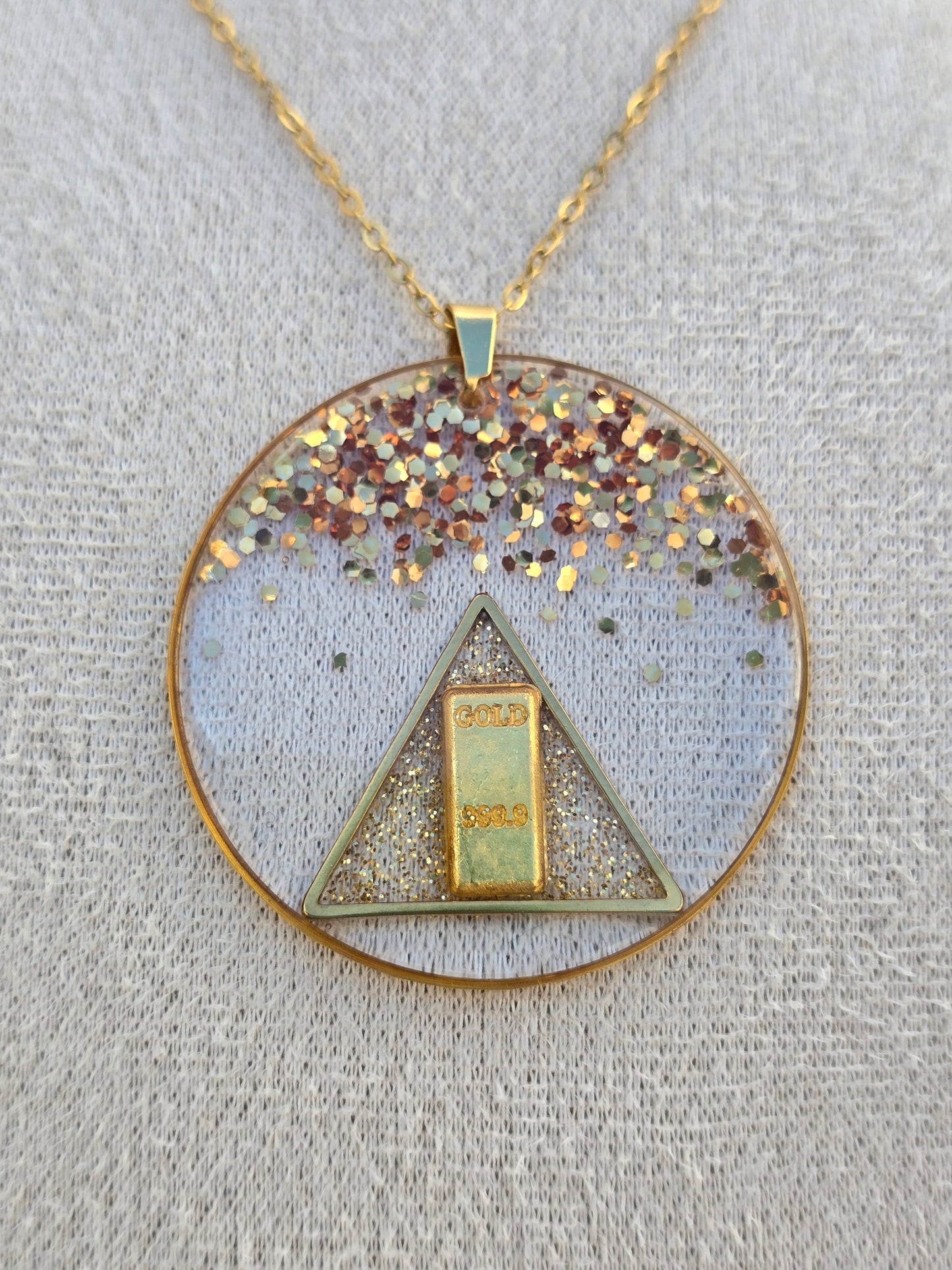 Collar PIRÁMIDE CONEXIÓN DIVINA