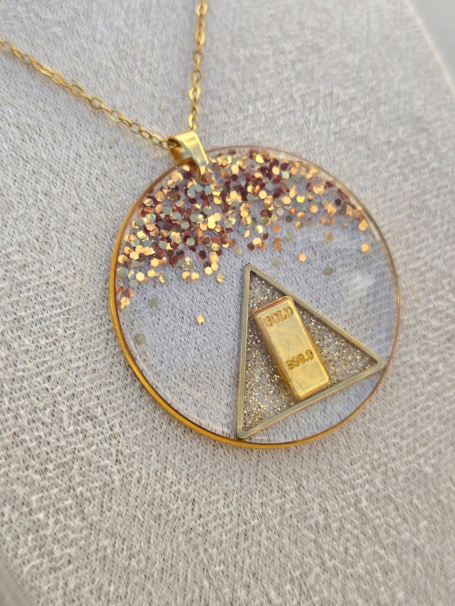 Collar PIRÁMIDE CONEXIÓN DIVINA